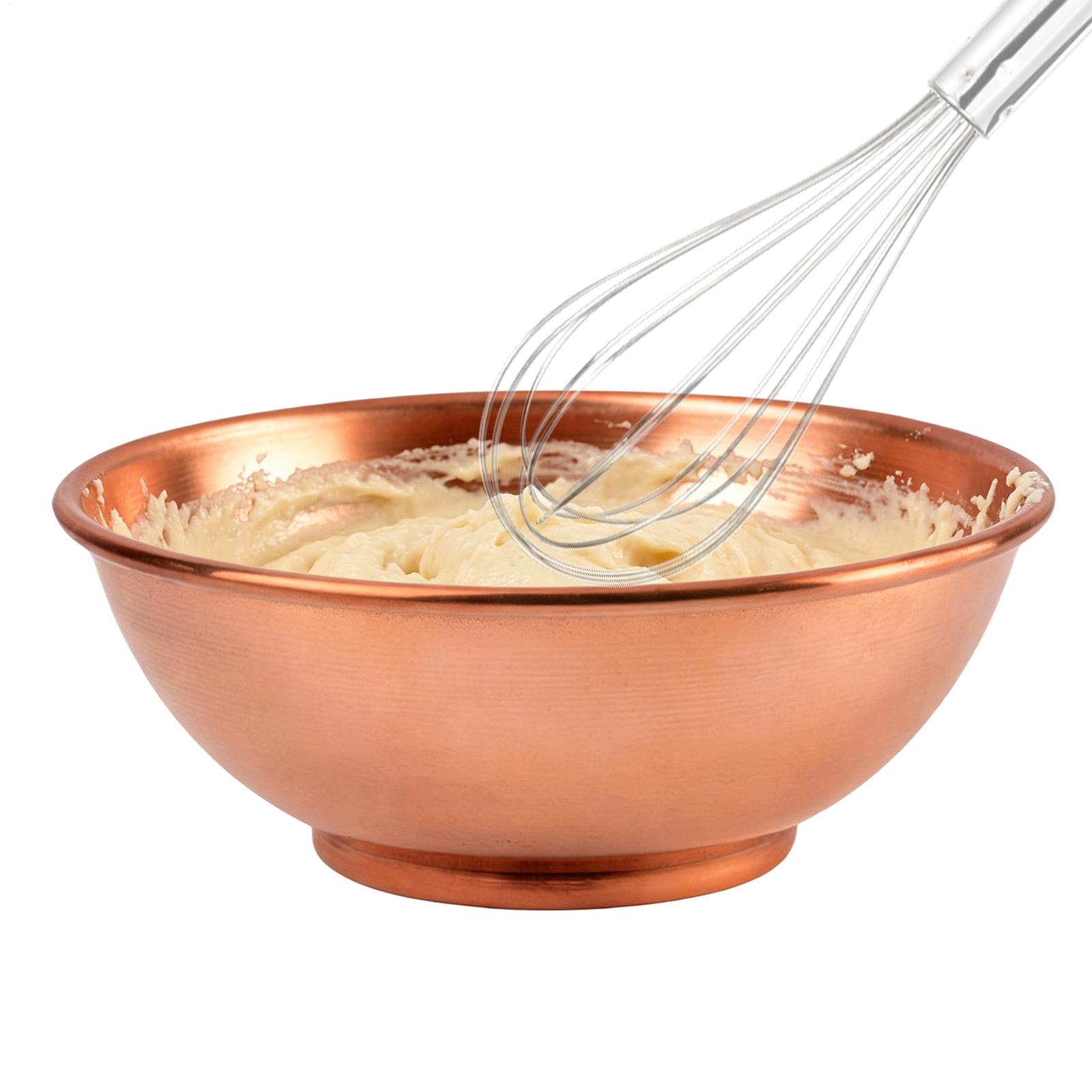 Home Cooking Dishes - 銅製ボウル 大型保存容器 サラダ用銅製皿 家庭用サービング ベーキング キッチン