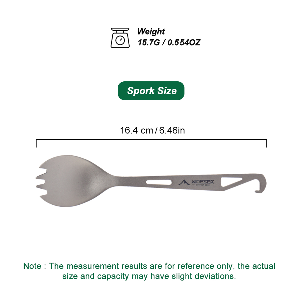ワイドシーキャンプ用クッキングセット スポーク チタンスプー - Home Cooking Utensil Set のレビューと価格