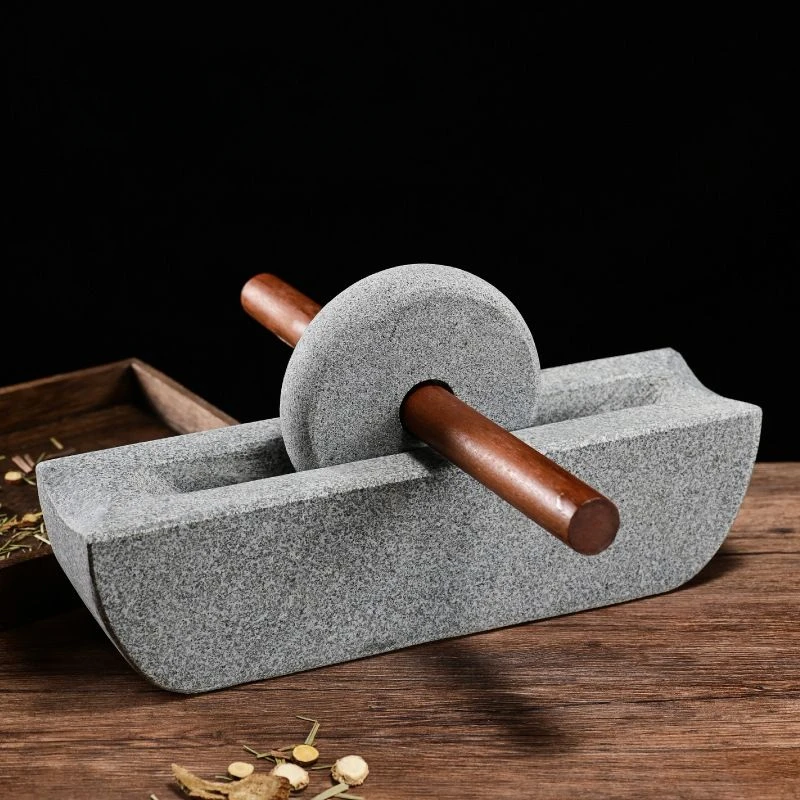 石臼式茶挽き機 小型石臼 茶葉粉砕機 茶葉圧延機 点茶抹茶  - Mortar Pestle Granite のレビューと価格