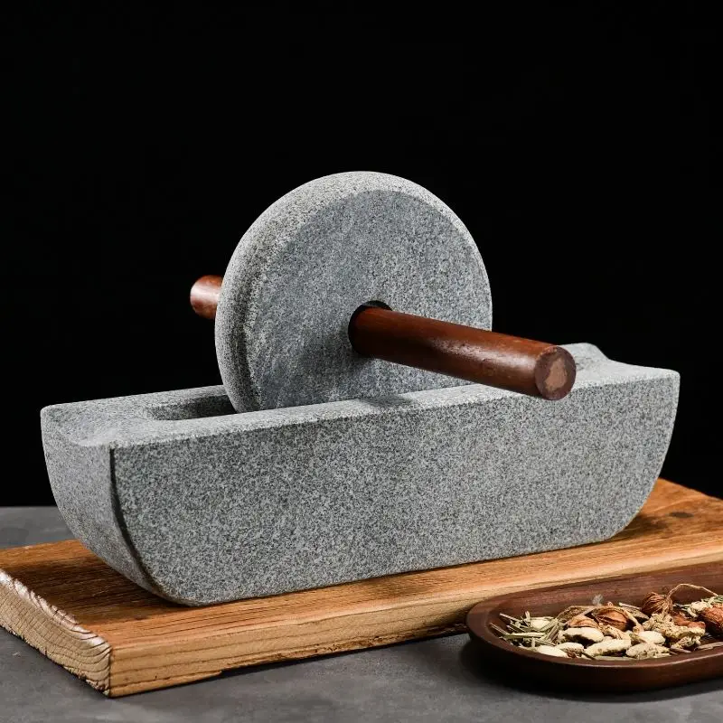 石臼式茶挽き機 小型石臼 茶葉粉砕機 茶葉圧延機 点茶抹茶  - Mortar Pestle Granite のレビューと価格