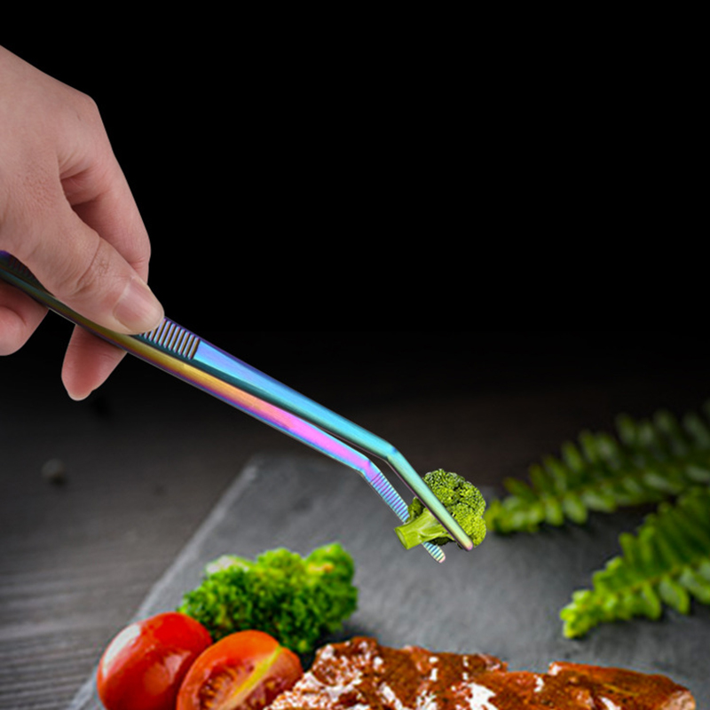 鋸歯状のヒントを備えた5個のキッチン料理用のスパイラルピンセ - Home Cooking Utensil Set のレビューと価格