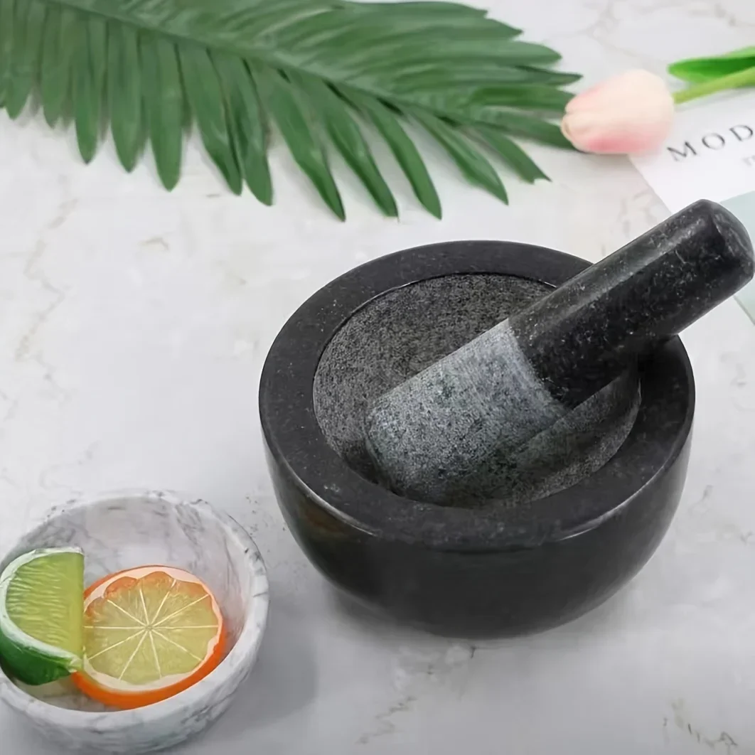モルタルと乳鉢、研磨された花崗岩のモルタルと乳鉢、ハーブクラ - Mortar Pestle Granite のレビューと価格