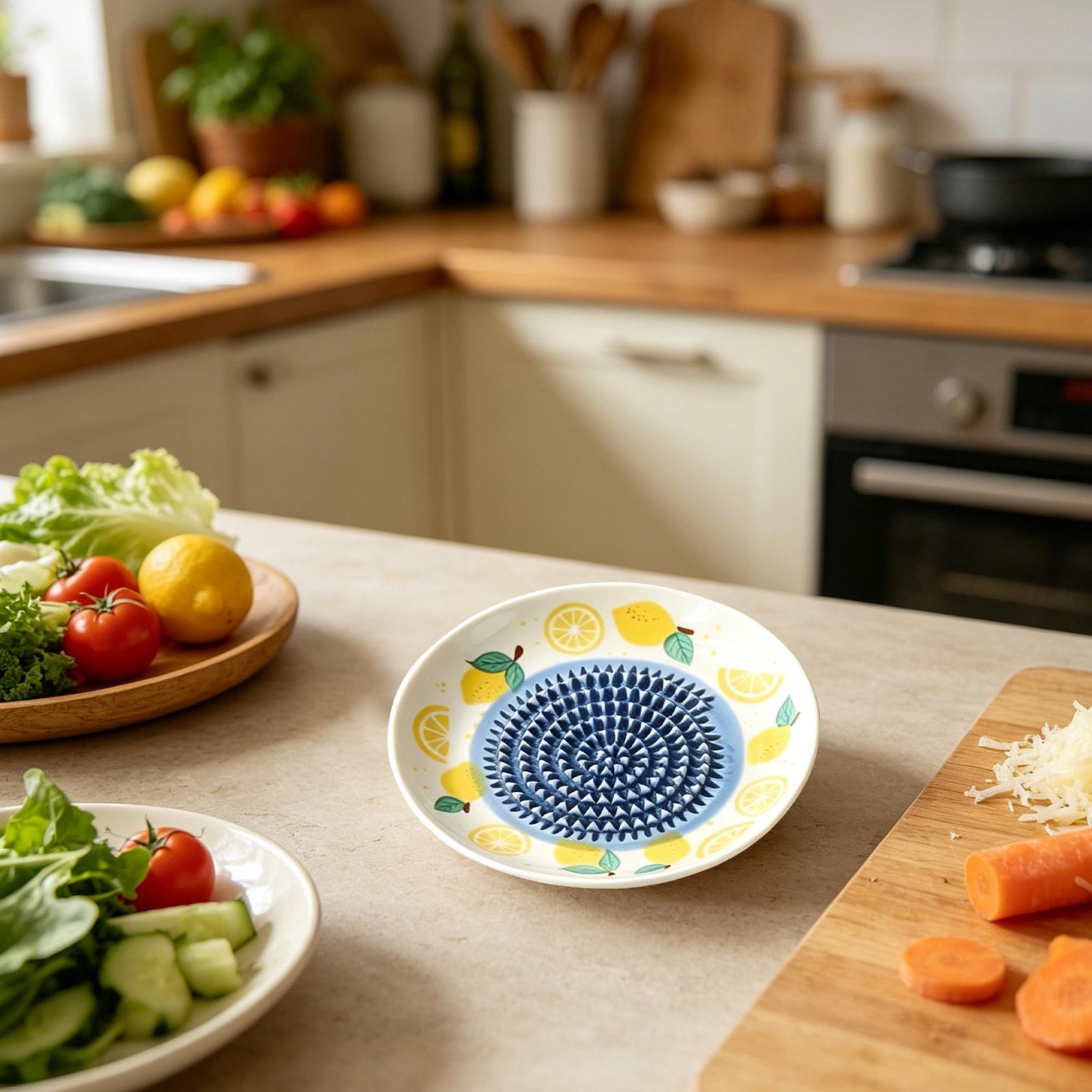 シンプルなセラミック製生姜おろし器、手動グラインダー、ニンニ - Home Cooking Dishes のレビューと価格