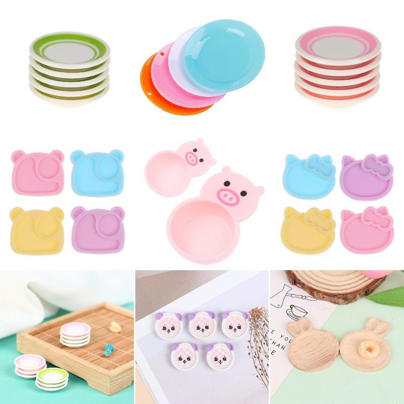 ドールハウス、かわいいウサギ、豚、小さなクマ、キッチン皿、調 - Home Cooking Dishes のレビューと価格