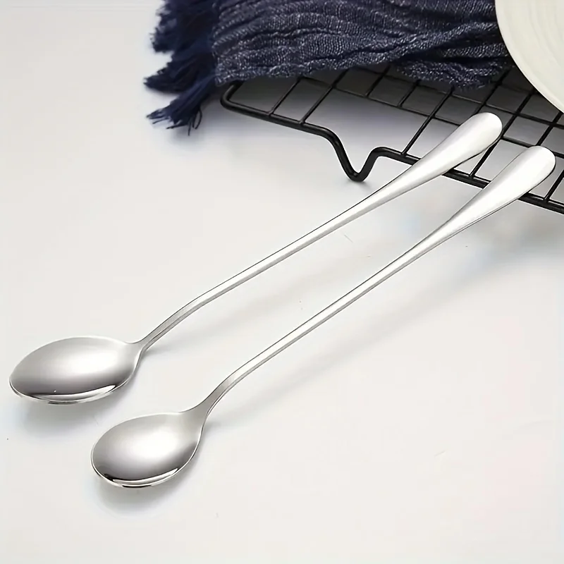 ステンレススチール 1/10 個 ロングハンドルスプーンセッ - Home Cooking Utensil Set のレビューと価格