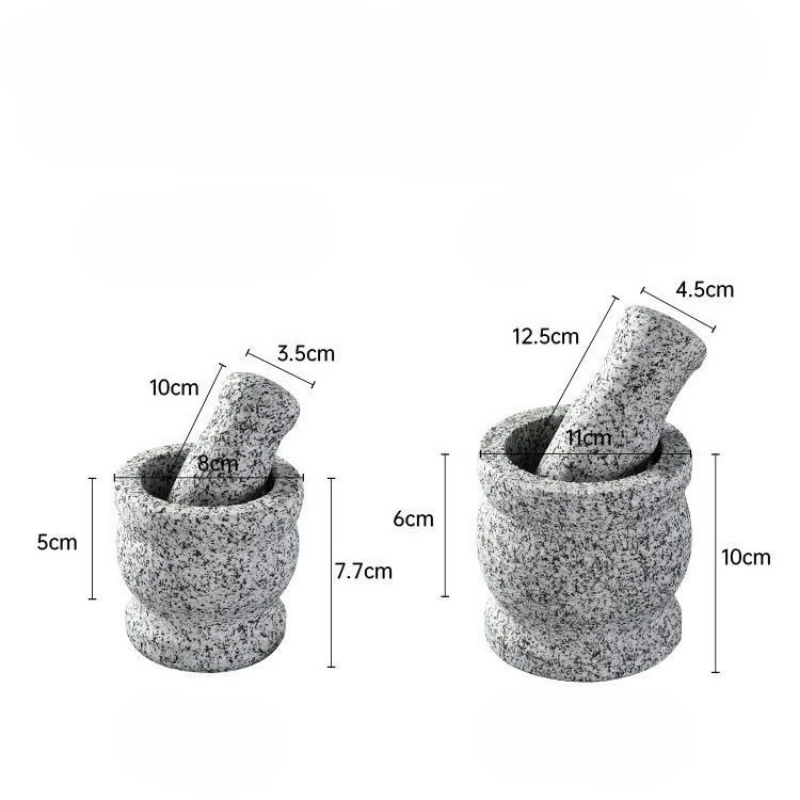 家庭用業務用花崗岩製ニンニク潰し器昔ながらの石臼と乳鉢手動グ - Mortar Pestle Granite のレビューと価格