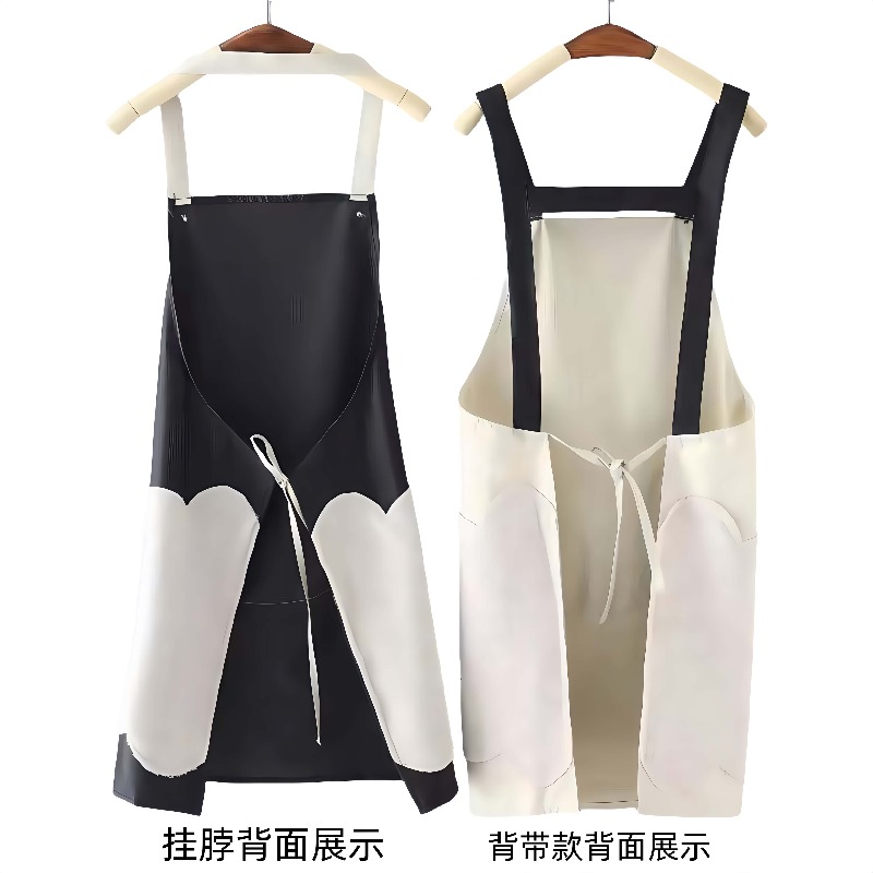 新しい防水耐油 PVC エプロンキッチン調理用、かわいいノー - Home Cooking Supplies のレビューと価格