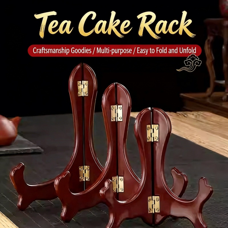 1pc ヴィンテージ木製ディッシュディスプレイラック カーブ - Home Cooking Dishes のレビューと価格