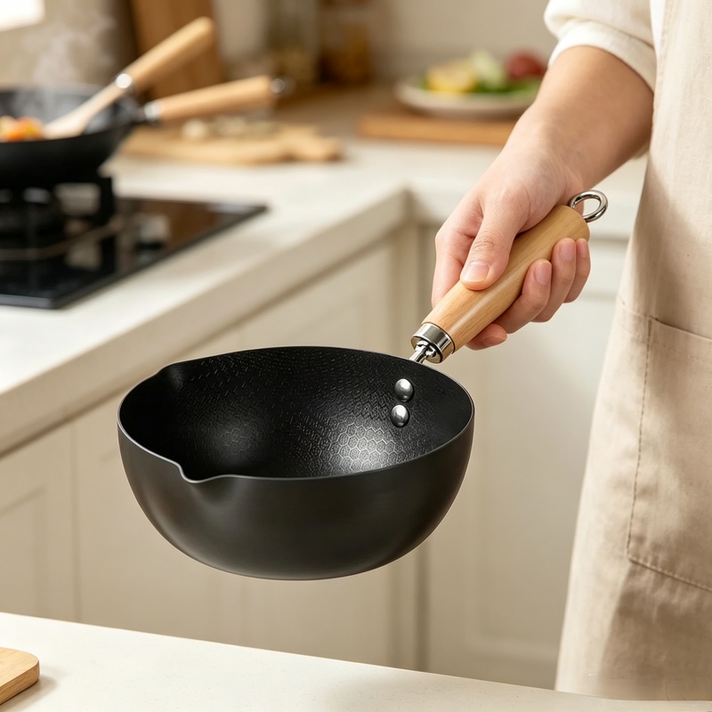 非コーティング平底中華鍋小型鉄製中華鍋炒め物調理用コンロIH - Dosa Pan Iron のレビューと価格