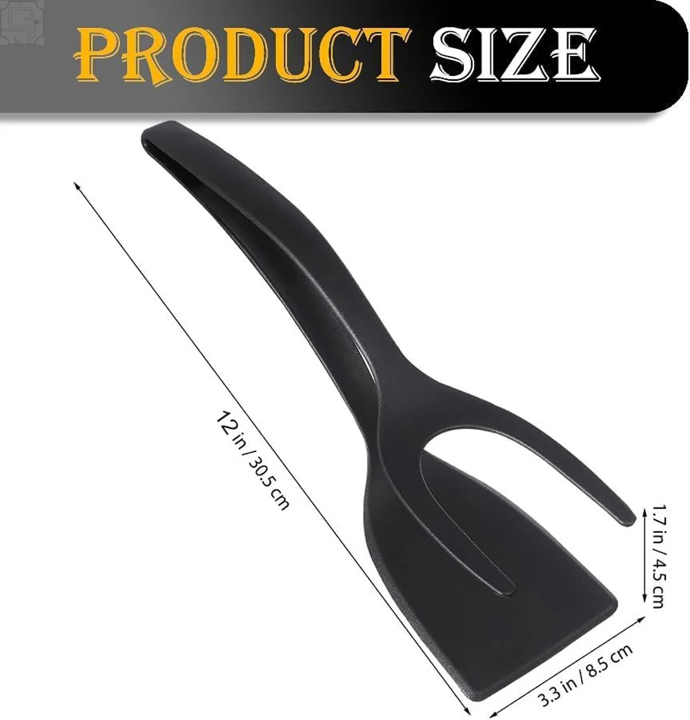 2in1フリップスパチュラトング ナイロン製ノンスティックキ - Home Cooking Utensil Set のレビューと価格