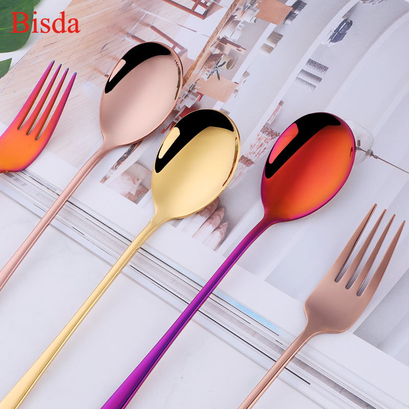 2 ピース/セットディナーフォークステンレス鋼のフォークとス - Home Cooking Utensil Set のレビューと価格