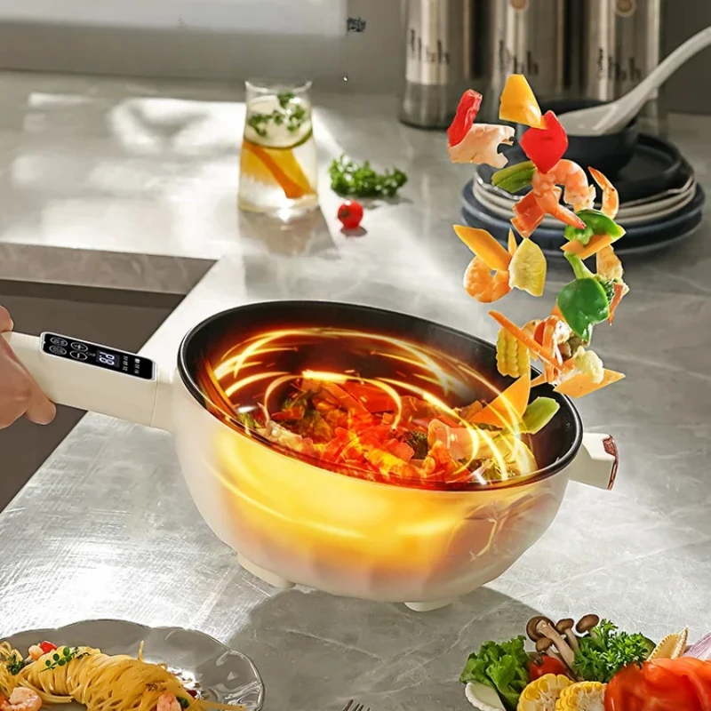 多機能電気鍋,焦げ付き防止電気フライヤー,家庭用蒸し器,コン - Home Cooking Appliances のレビューと価格