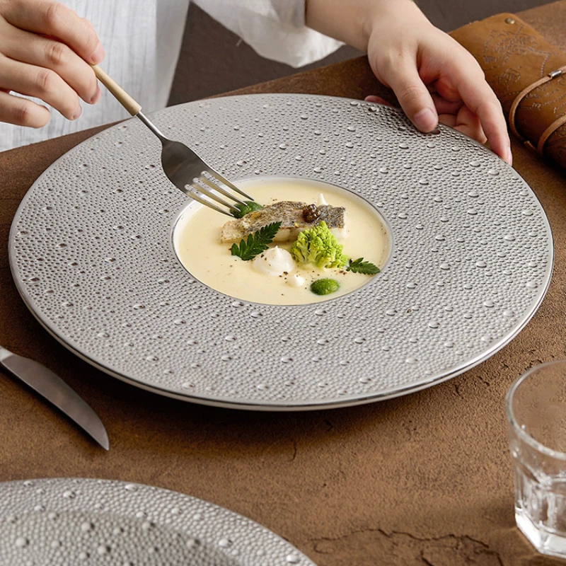 クリエイティブ流星惑星ラウンドセラミックディナープレート絶妙 - Home Cooking Dishes のレビューと価格