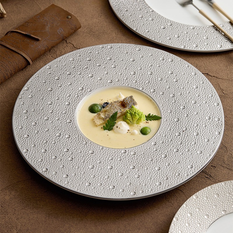 クリエイティブ流星惑星ラウンドセラミックディナープレート絶妙 - Home Cooking Dishes のレビューと価格