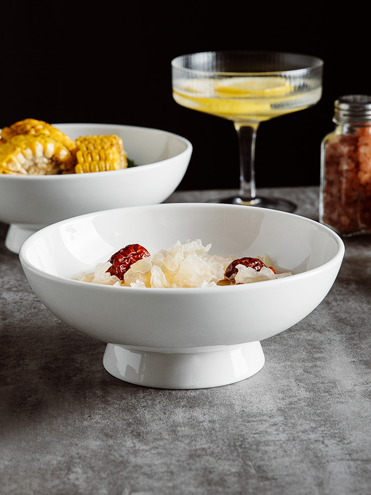 純白のセラミックケーキプレート,デザートサラダ,食器,台所用 - Home Cooking Dishes のレビューと価格