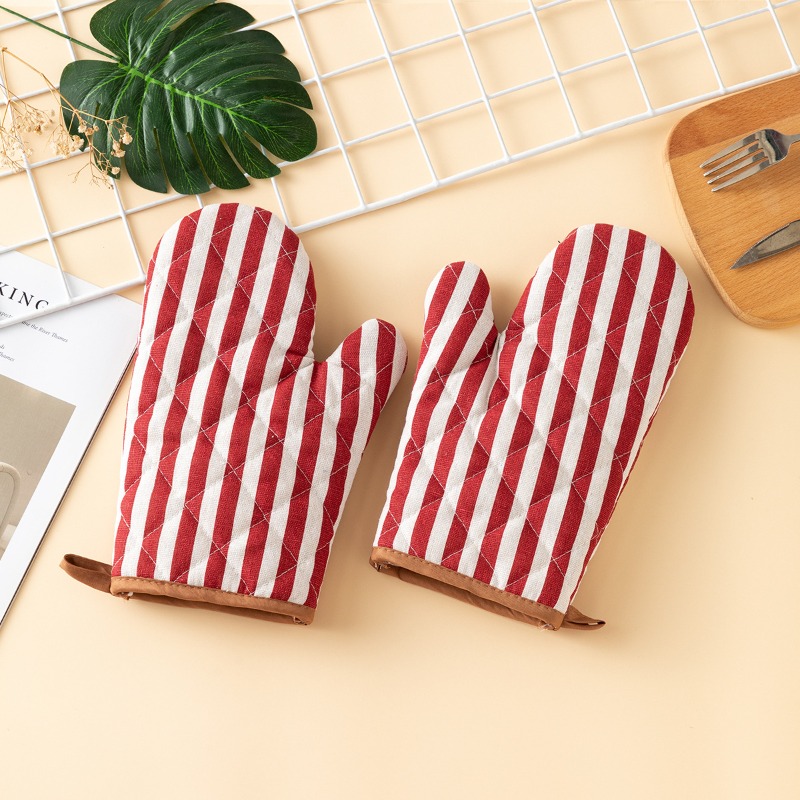 2 個の厚みのあるオーブンミットホームキッチン格子ミット高温 - Home Cooking Appliances のレビューと価格