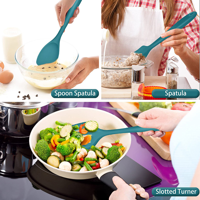 シリコン調理器具セット、基本的なキッチン用品、焦げ付き防止調 - Home Cooking Utensil Set のレビューと価格