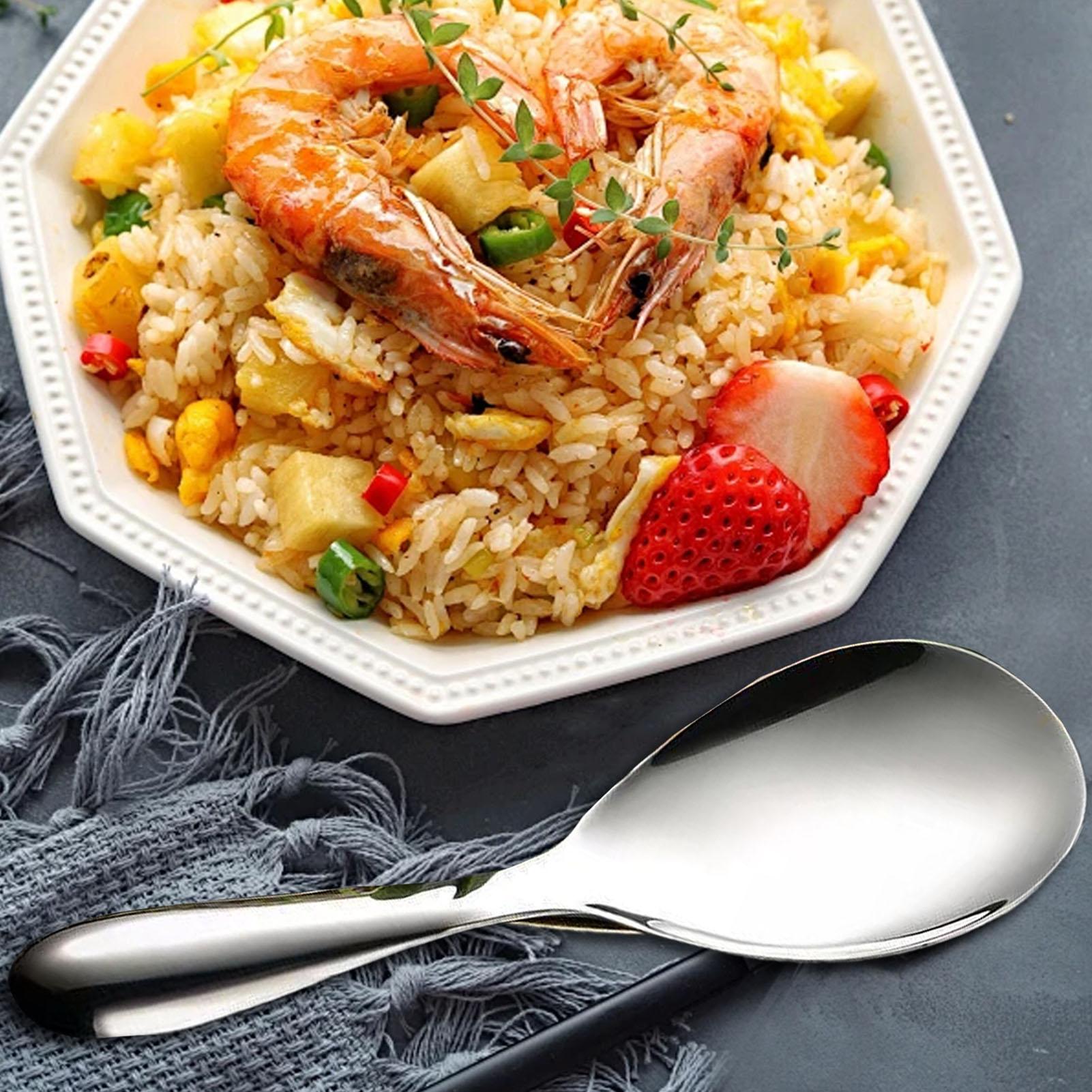 ステンレス鋼ライススプーンパドル 20.5x7cm ライスサ - Home Cooking Supplies のレビューと価格