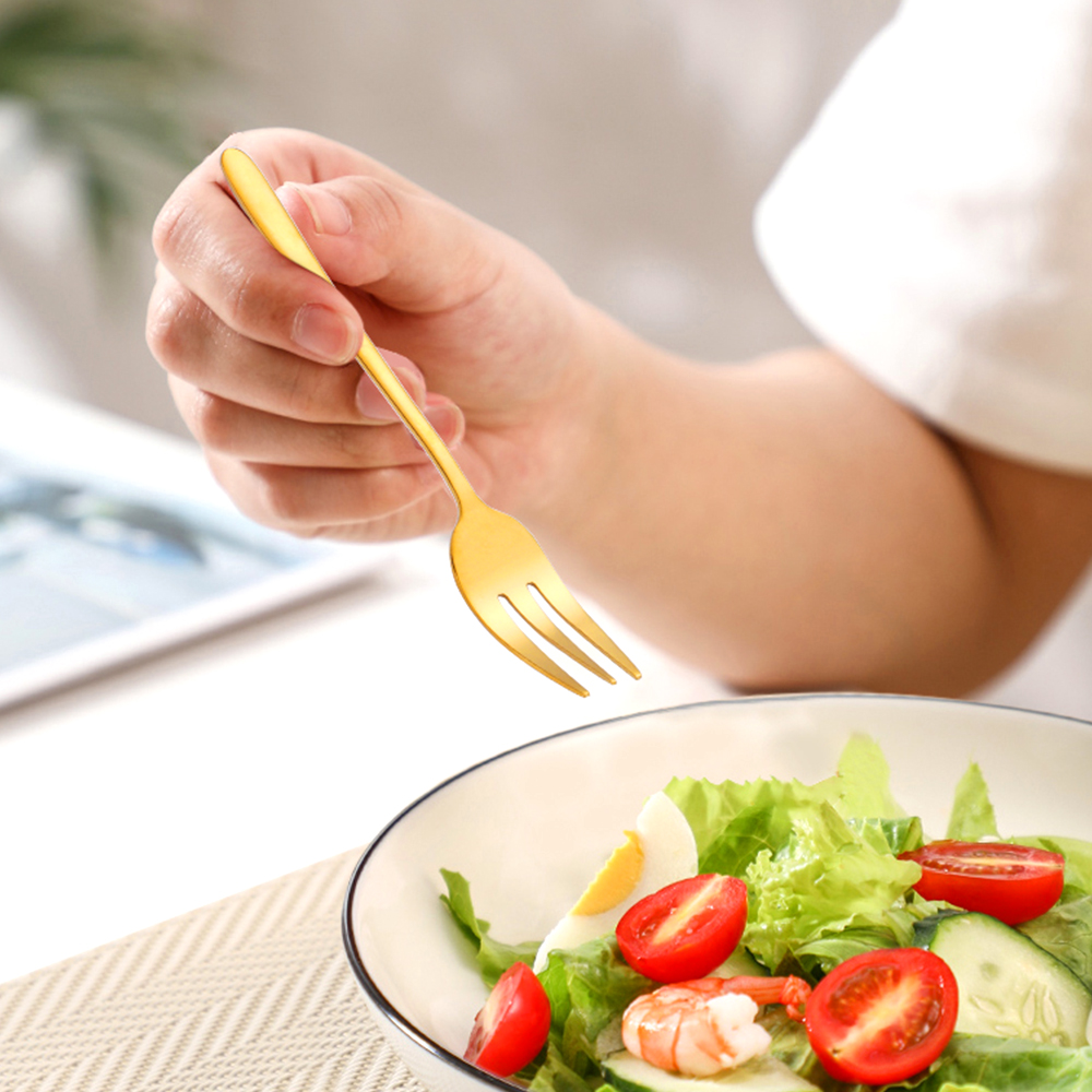 ステンレス製食器セット,お茶の角,フルーツフォーク,食器セッ - Home Cooking Utensil Set のレビューと価格