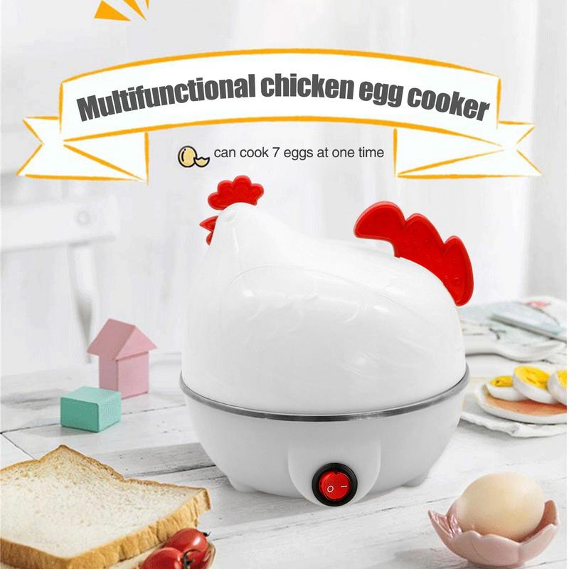 ホーム鶏の形をした 7 卵容量卵ボイラー調理器キッチン調理器 - Home Cooking Supplies のレビューと価格