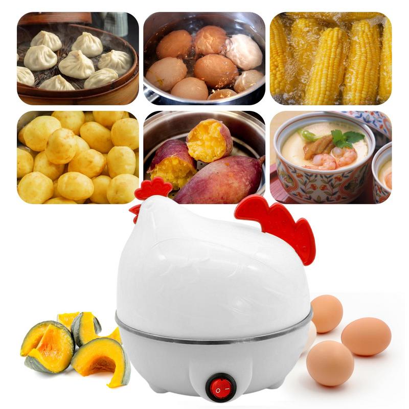 ホーム鶏の形をした 7 卵容量卵ボイラー調理器キッチン調理器 - Home Cooking Supplies のレビューと価格