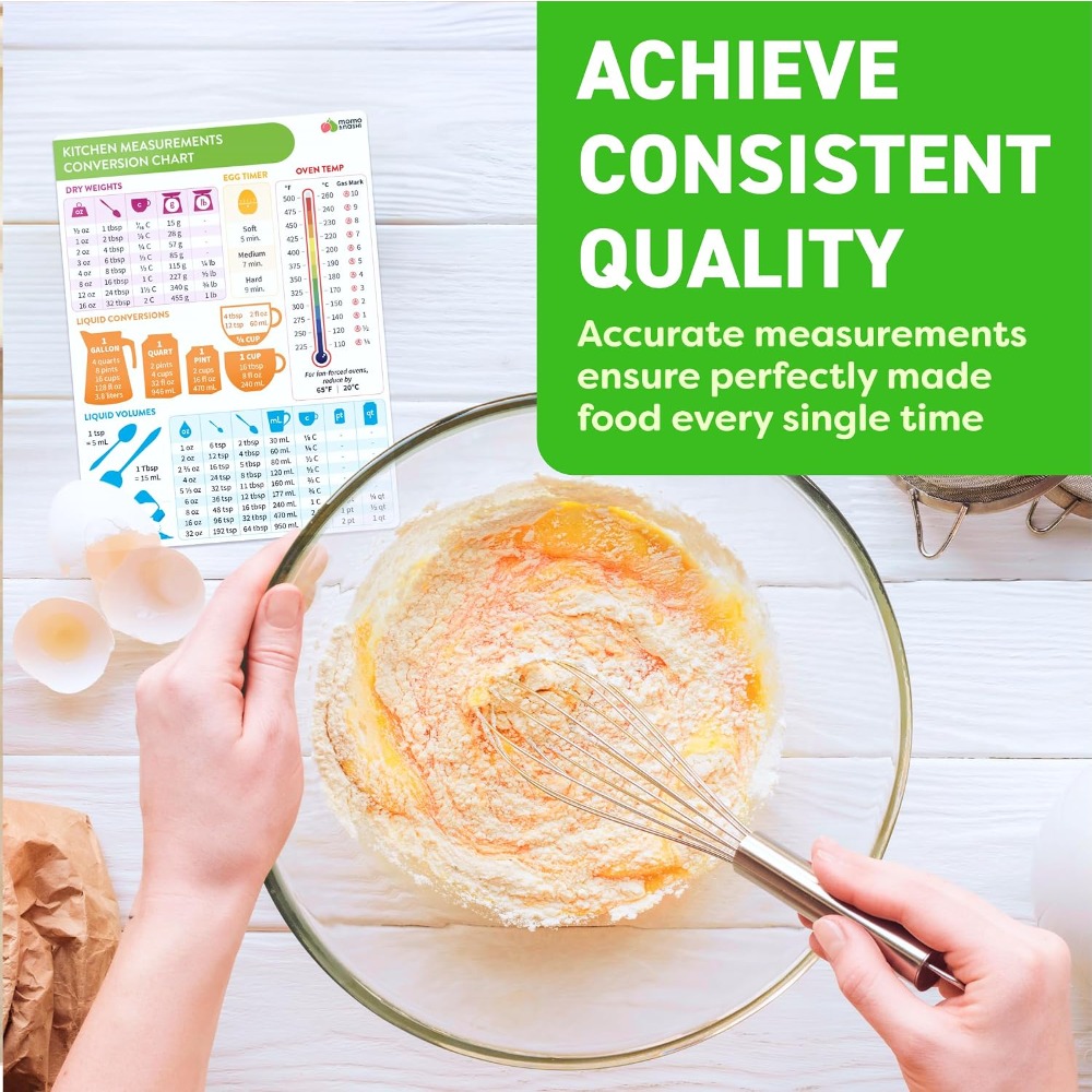 キッチン測定換算表マグネット ベーキング・クッキング用 6x - Home Cooking Supplies のレビューと価格