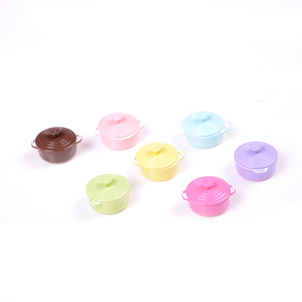 ドールハウス用ミニチュアキッチン用品,1:12スケール,蓋付 - Home Cooking Utensil Set のレビューと価格